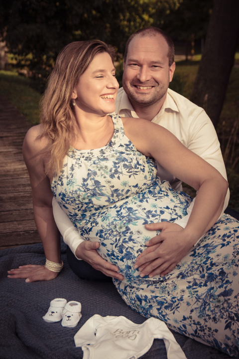 Rodinné těhotenské foto