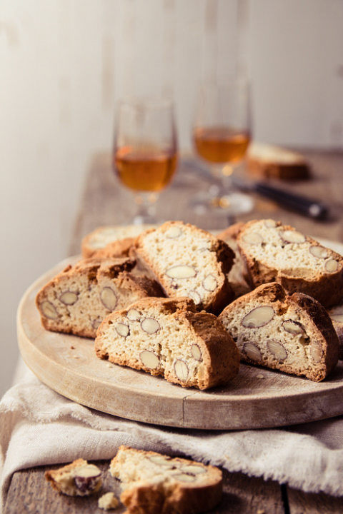 Fotografie jídla - Cantuccini s Amaretem